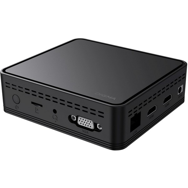 Неттоп Digma Mini Office [DPCN-8CXW01], Intel Celeron N4020, DDR4 8 ГБ, Intel UHD Graphics 600, 256Гб, Windows 11 Professional